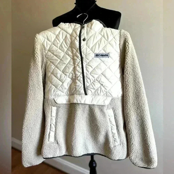 WOMENS COLUMBIA HOODED PULLOVER SIZE SMALL - Picture 1 of 11